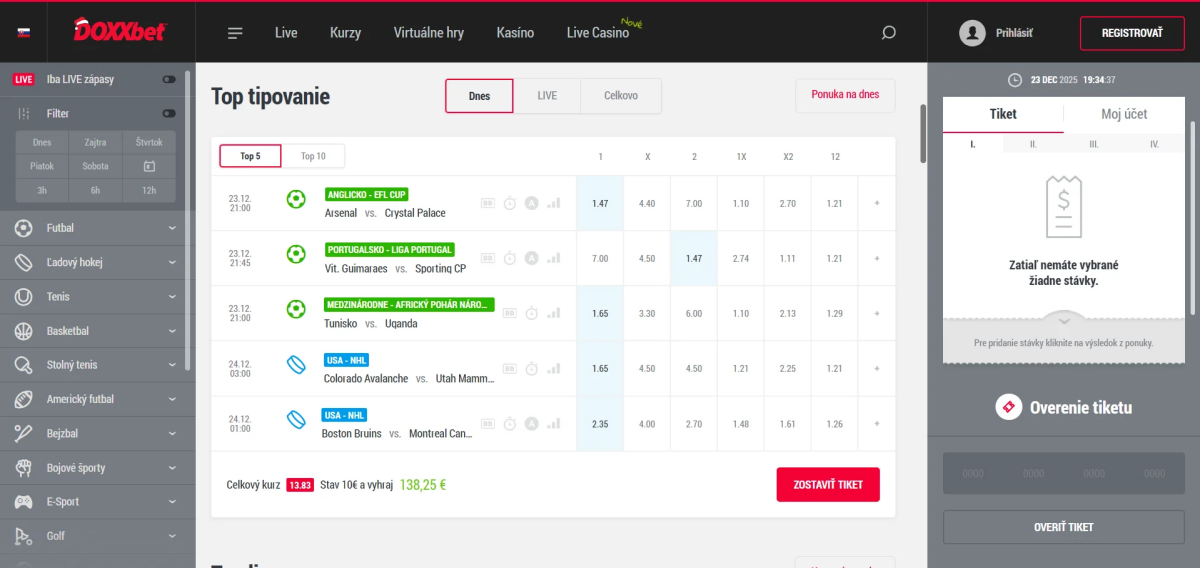 DOXXbet online betting casino